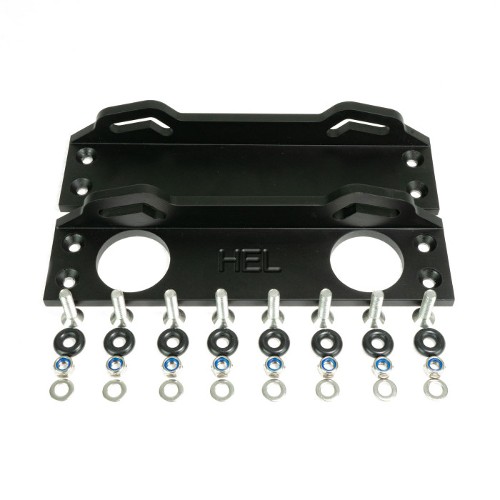 HEL Custom Brackets for Setrab PROLINE Oil Coolers 1 Series 210mm wide
