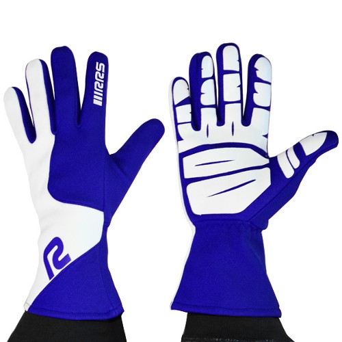 RRS Track Day / SIM Driver Gloves Blue