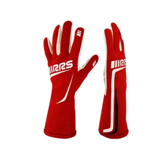 GRIP2 Racing Gloves Red with White logo