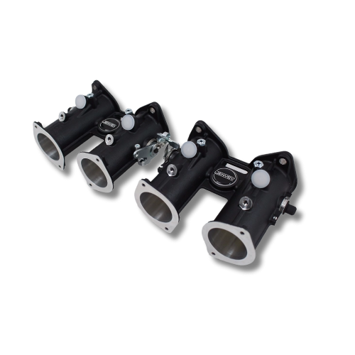 Direct standard replacement for Weber DCOE and Dellorto DHRLA carburettors - 42mm Bore Size.