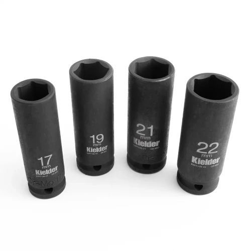 1/2" Deep Impact Socket Set 17, 19, 21 & 22mm (4pc)