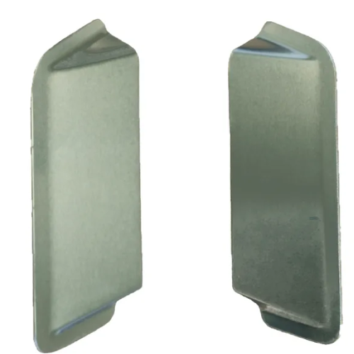 Motamec Alloy Rear Lamp Protectors - Back Light Side Skids - Plain Aluminium to suit Escort Mk2 or universal