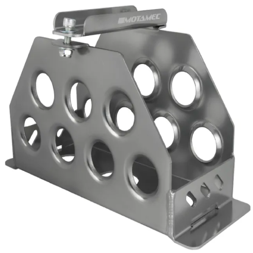 Motamec Alloy Race Battery Tray Red Top 30 40 Vertical Mounting Box Anodized