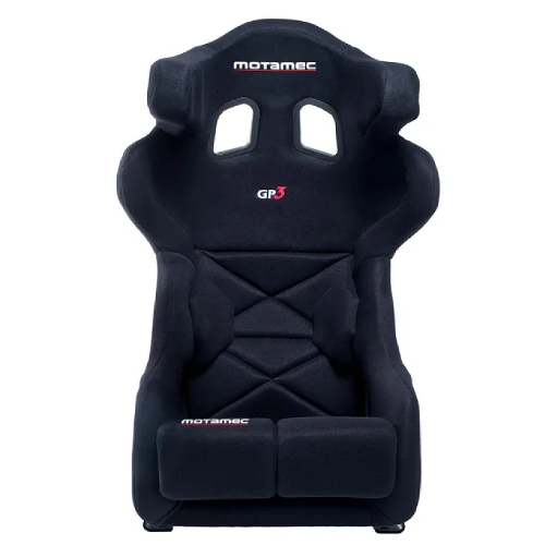 Motamec Racing GP3 FIA Approved Race Seat GRP Shell Side Mount BLACK HANS