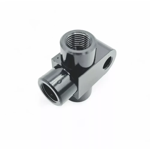 thumbnail image 2 of Dynapex Metric Tee Fitting – M10 X 1.0 Female Run To M10 X 1.0 Male Branch 2 of 3