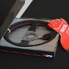 RRS Veloce EVO Steering Wheel, 350mm, Flat, Black Vegan Suede with Corrugated inner for Extra Grip