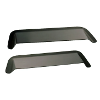 Motamec Alloy Rear Lamp Protectors - Back Light Side Skids - Anodised Black to suit Escort Mk2 or universal