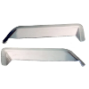 Motamec Alloy Rear Lamp Protectors - Back Light Side Skids - Plain Aluminium to suit Escort Mk2 or universal