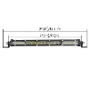 ProLight SR254 - 12V 78W (26×3W) Spot LED Light Bar 254mm Single Row