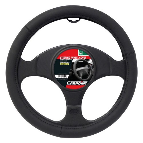 Steering Wheel Cover Matt Black 37-39cm