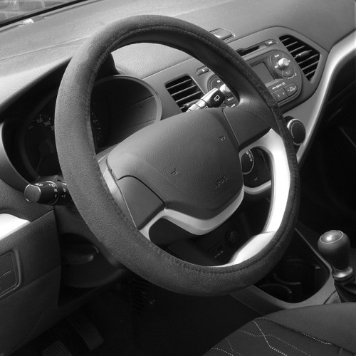 Steering Wheel Cover Black 37-39cm
