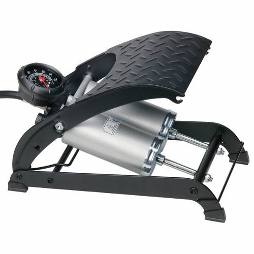 Double Barrell Foot Pump DELUXE