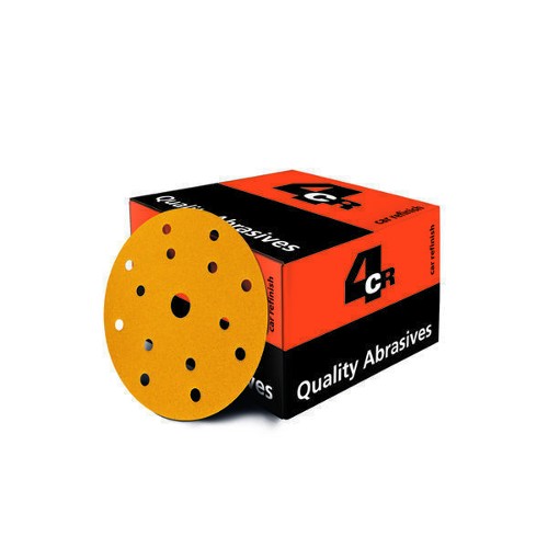Sanding Disk - Gold - 150mm Velcro - 15-hole - 400 Grit (3050)