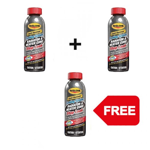 Rislone Liquid Aluminum Cooling System & Radiator Stop Leak |479g| (Buy 2 Get 1 Free)