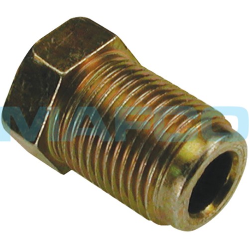 1/4 Inch X 12mm X 1mm Male Brake Pipe Union