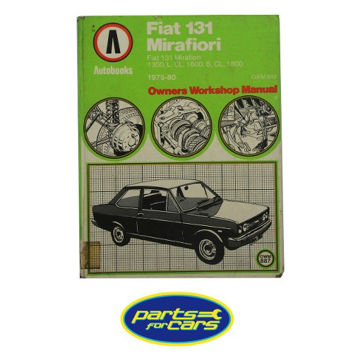 Haynes Manual Fiat 131 Mirafiori 1975-80