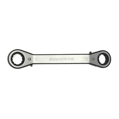 Ratcheting Offset Ring Spanner Metric 21 x 22mm
