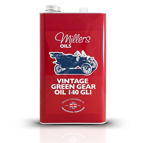 1 Ltr. Metal Tin Vintage Green Gear Oil 140 GL1