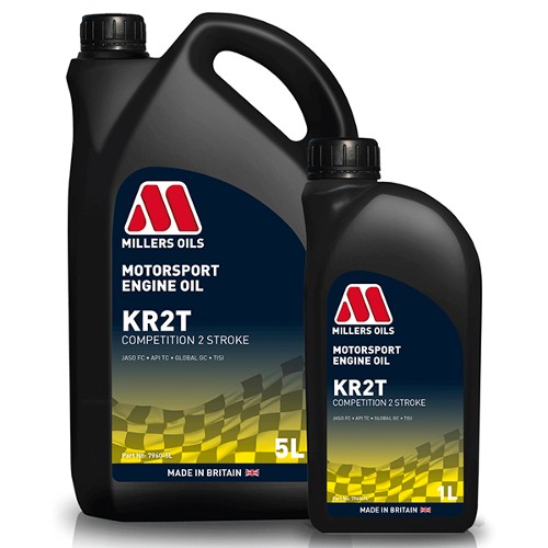 5 Ltr. Millers KR 2T - 2 Stroke Kart Oil
