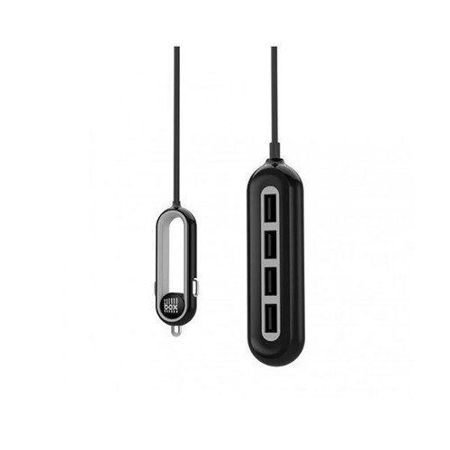 BOX 4 USB CAR HUB BLACK