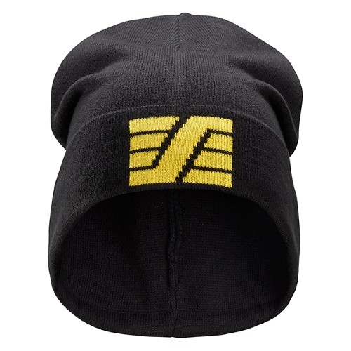 Snickers Beanie Hat (Black and Yellow) 9035