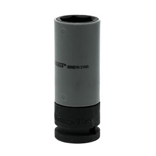 21mm - 1/2" Drive - 6 Point - Deep Metric Wheel Nut |Impact Socket|