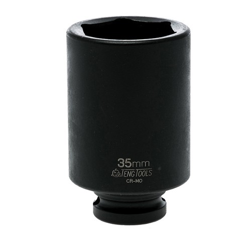 Impact Socket Deep 1/2 inch dr 35mm DIN