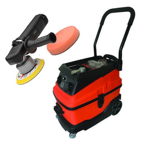 4CR 9500 Dust Extractor Vaccum Wet & Dry with Electric DA Sander Polisher