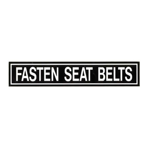 SEAT BELT STICKER