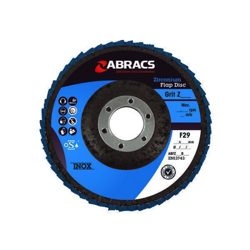 115mm x 22mm x 120g Zirconium Flap Disc