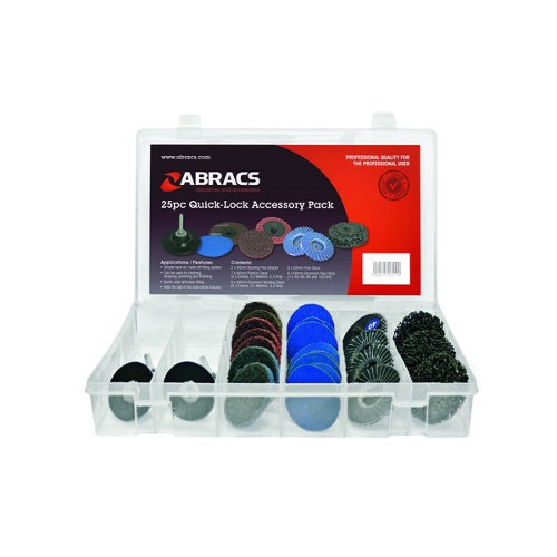 25 PC. Quick-Lock Accessory Starter Pack