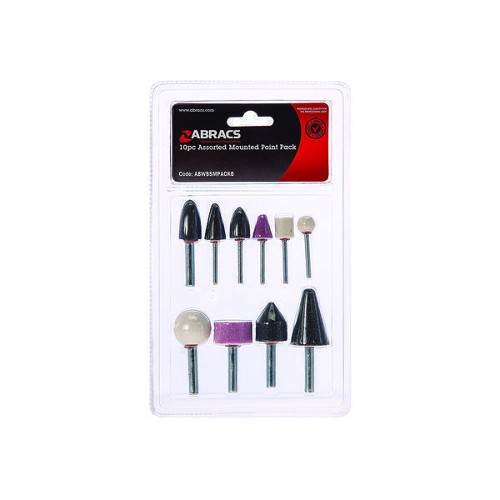 10 PC. Assorted Mounted Point Pack