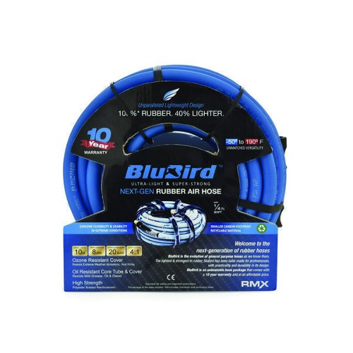 BluBird 8mm x 10m Rubber Air Hose