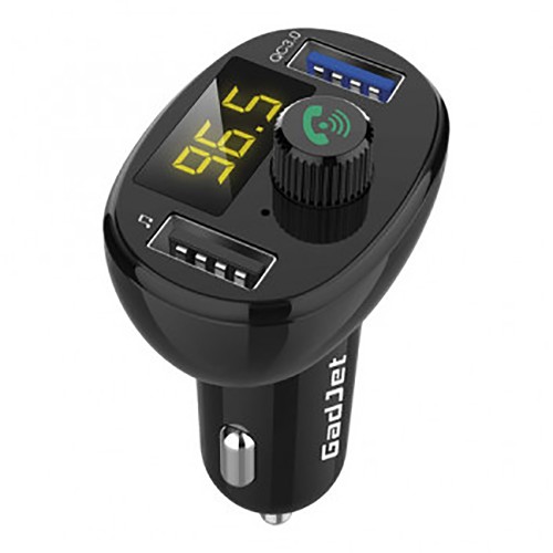 Wireless Bluetooth FM Transmitter (With Charger)