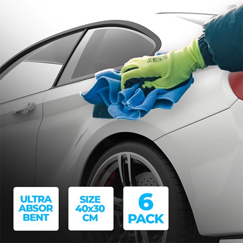 Simply Auto 6 Microfibre Cloths