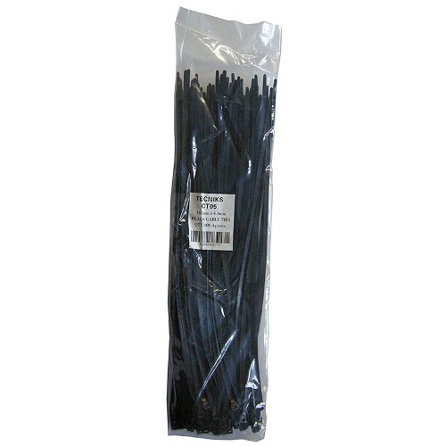 370 x 4.8mm Cable Tie Black (Pack of 100)