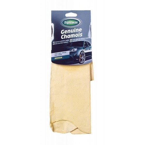 Triplewax Genuine Chamois  (Medium) - 1.5sqf