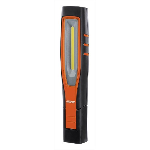 7W COB/SMD LED Rechargeable Inspection Lamp - 700 Lumens (Orange)