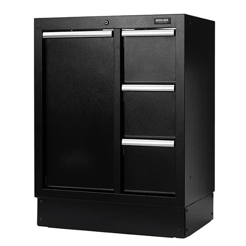 BUNKER Modular Power Tool Base Cabinet 4 Drawer 680mm