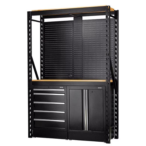 BUNKER 15 Piece Modular Storage Combo 2 Tier Racking 1500mm