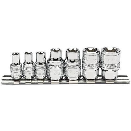 TX STAR SOCKET SET 1/4" -3/8" DR