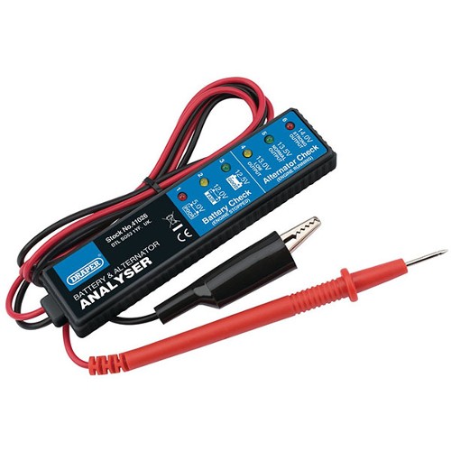 Battery and Alternator Analyser for 12V DC Systems