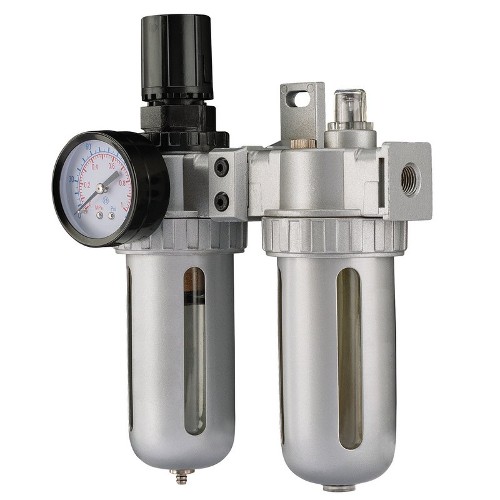 1/4" BSP Combined Filter / Regulator / Lubricator Unit
