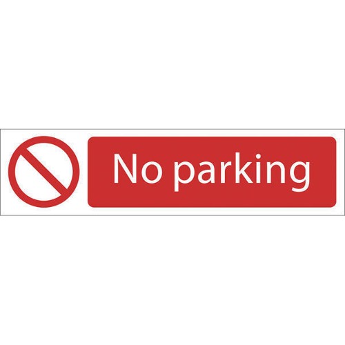 NO PARKING SIGN SMALL