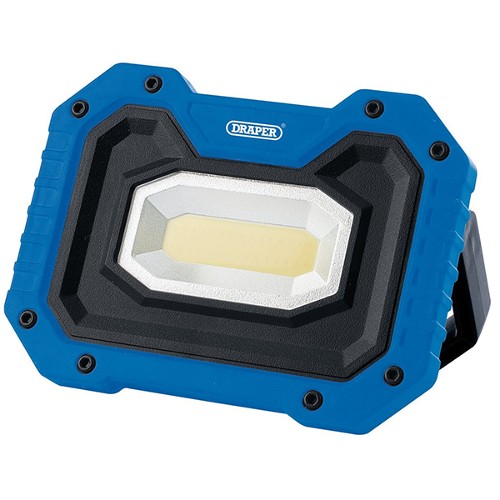 COB LED Rechargeable Worklight with Wireless Speaker (500 Lumens) Blue
