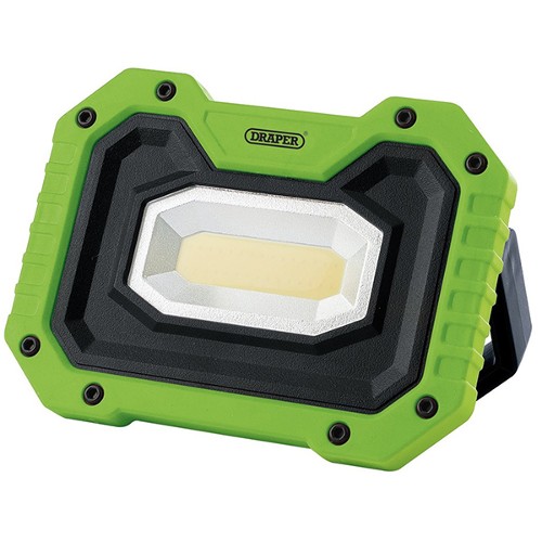 COB LED Rechargeable Worklight with Wireless Speaker (500 Lumens) Green