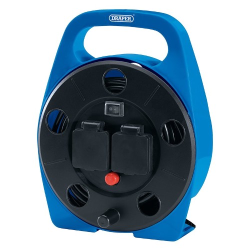 2-Way 10M Cable Reel With LED Worklight