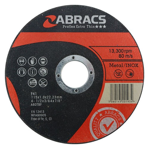 PROFLEX Extra Thin Cutting Disc 100mm x 1.0mm x 16mm (Pack of 25)