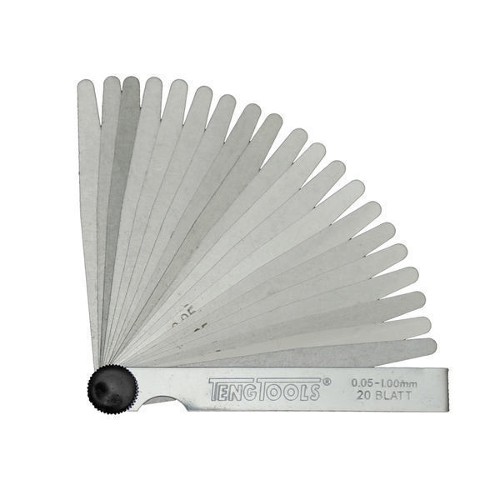 Feeler Gauges 05-1&#4400mm (20 Pieces)