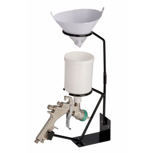 Spraygun Holder with Filter Cradle - Bench Mounted